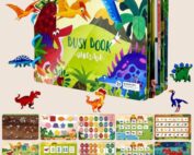 Dinosauruse teemaline tegevusraamat – taaskasutatavad pildid ja arendavad ülesanded