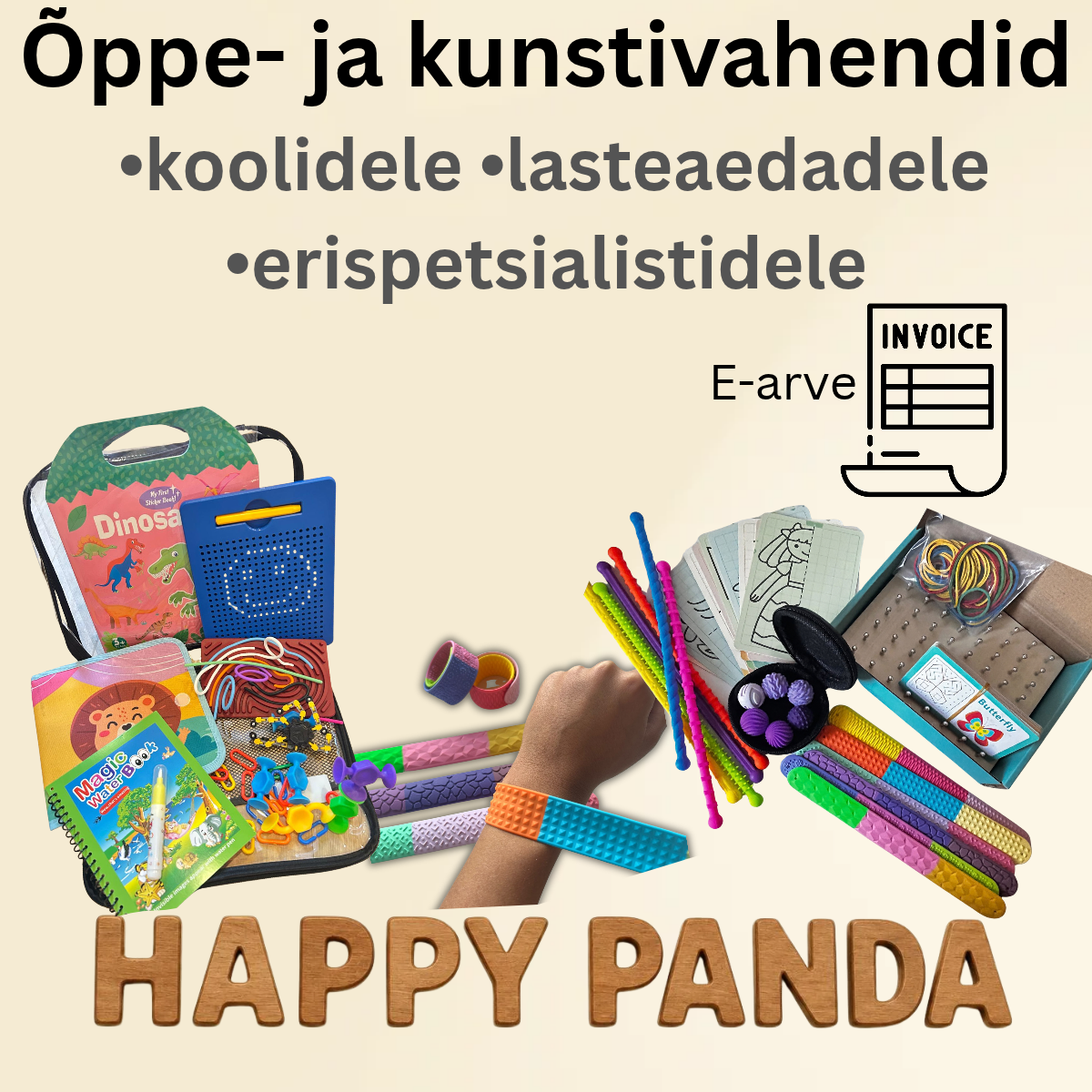 Õppe- ja kunstivahendid koolidele, lasteaedadele